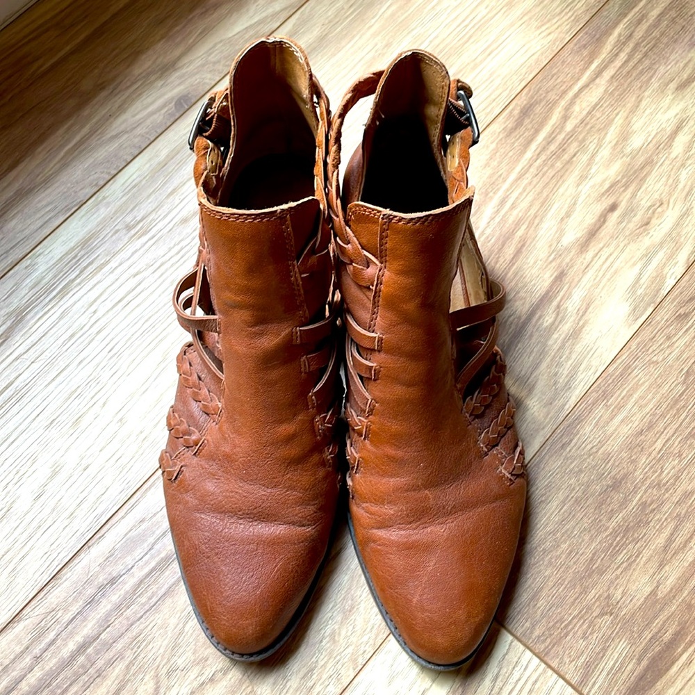 Lucky Brand, Brown ankle boots, size 10